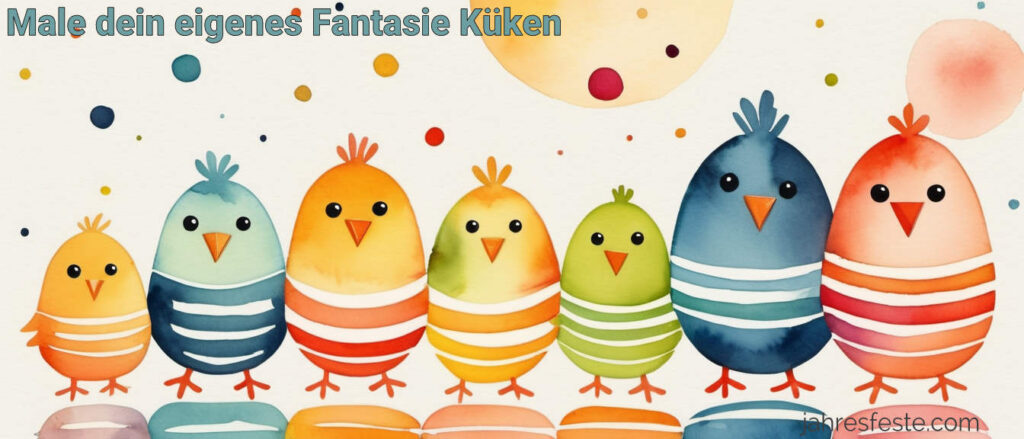 Male dein eigenes Fantasie Küken